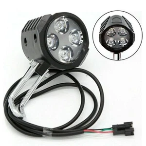 12-80V Elektrisch Mountainbike Scheinwerfer E-Bike Vorder Licht Mit Hupe - Bild 1 von 3