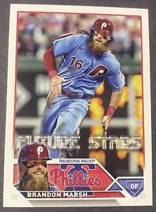 2023 Topps Series 1-Brandon Marsh-Future Stars-#237-Philadelphia Phillies - Picture 1 of 2