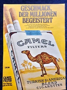 Camel  Filter Zigaretten, originale Werbung aus 1969 - Picture 1 of 1