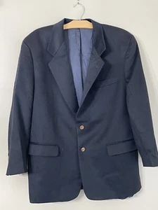 Lubiam 1911 Black Cashmere Blazer Jacket 44 (US) 54(EU) L 0124 - Picture 1 of 10