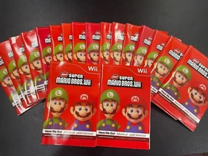 Instruction Manual Booklet for Nintendo Wii New Super Mario Bros Authentic Qty=1 - Picture 1 of 3