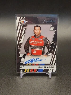 B.J. McLeod 2023 Prizm #75-BJ Donruss 75th Anniversary Signatures - Image 1 of 2