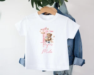 Camiseta Personalizada First Time Flyer Niños Primera Familia Vacaciones de Verano - Imagen 1 de 2