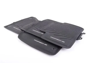 Porsche Gummifußmatten Macan 95B schwarz 2015+ 95B wasserdicht 4er Set OEM - Bild 1 von 4