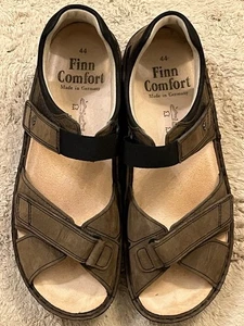 Herren Finn Comfort Samara Schlammbraun/Schwarz Riemchen Sandalen Gr. 11 / 44 - Bild 1 von 18