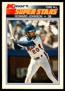 1990 Topps Kmart Super Stars Howard Johnson New York Mets #3 - Picture 1 of 2