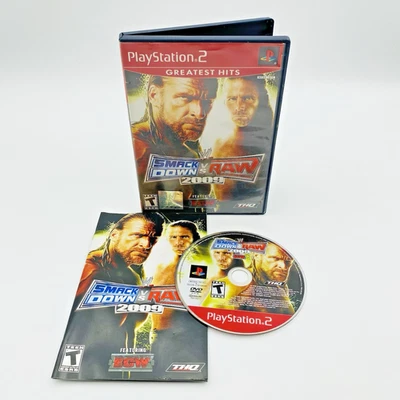 WWE SmackDown vs. Raw 2009 Ft. ECW (PlayStation 2 - PS2) Complete w/ Manual G.H. - Image 1 of 4