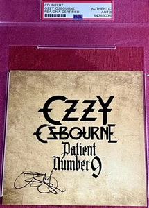 Ozzy Osbourne Black Sabbath real SIGNED AUTO Authentic Autograph CD PSA/DNA PSA - Picture 1 of 8