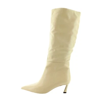 Botas para mujer Steve Madden Lavan de cuero crema Foto 1 de 4