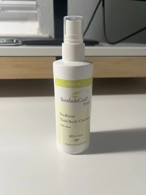 Limpiador corporal calmante y fresco sin enjuague 8 OZ Con Aloe Vera 4 OZ Medline Foto 1 de 2