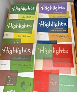 Highlights Magazine for Children 1964 Dec 1957 6 Issue Vintage Lot Monthly 1960s - Picture 1 of 24