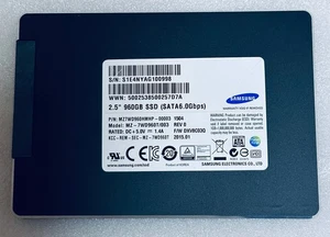 Samsung 960GB SSD Hard Drive 2.5" Sata 960GB Samsung MZ-7WD960T 99% Health - Picture 1 of 2