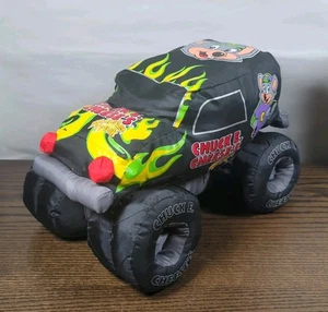 Chuck E Cheese Monster Truck 2009 Plush Puffalump Style Stuffed Toy Pillow 13” - Picture 1 of 12