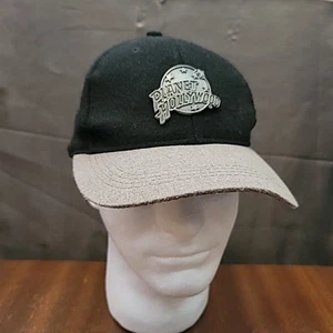 Cappello Berretto Lana Nero Vintage 1995 Planet Hollywood London Logo Metallo Emblema 1995 - Foto 1 di 9