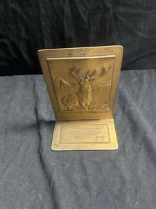 Antique 1935 Hartford Life Insurance Bookend-#464 - Foto 1 di 2