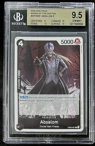 BGS 9.5 One Piece OP06-081 R Absalom - English - Wings of the Captain - Graded - Picture 1 of 2