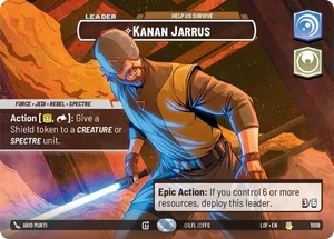 Kanan Jarrus Vetrina Foil - LOF 1008 NM - Star Wars Unlimited - Foto 1 di 2