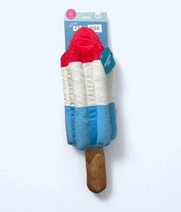 Bark Box Rocket Pupsicle groß quietschend knisternd Plüschtier Tug & Shake Hundespielzeug 17 Zoll - Bild 1 von 4