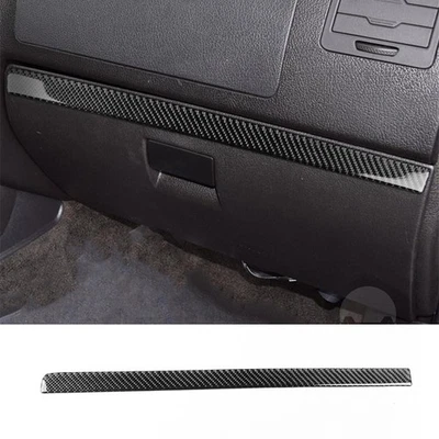Para Hummer H3 2006-2010 copiloto tablero panel cubierta accesorios fibra de carbono Foto 1 de 4
