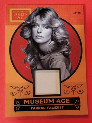 FARRAH FAWCETT WORN RELIC MEMORABILIA CARD #8 2014 GOLDEN AGE CHARLIE'S ANGELS - Image 1 of 2