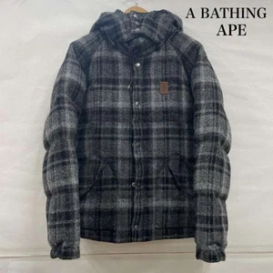 Chaqueta de Plumón A BATHING APE HARRIS TWEED Cuadros Cachemira Hombres M ISItems - Imagen 1 de 10