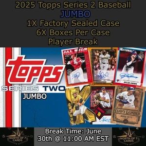 Johnny Bench 2025 Topps Series 2 Baseball JUMBO - 1X Case Player BREAK #4 - Bild 1 von 6