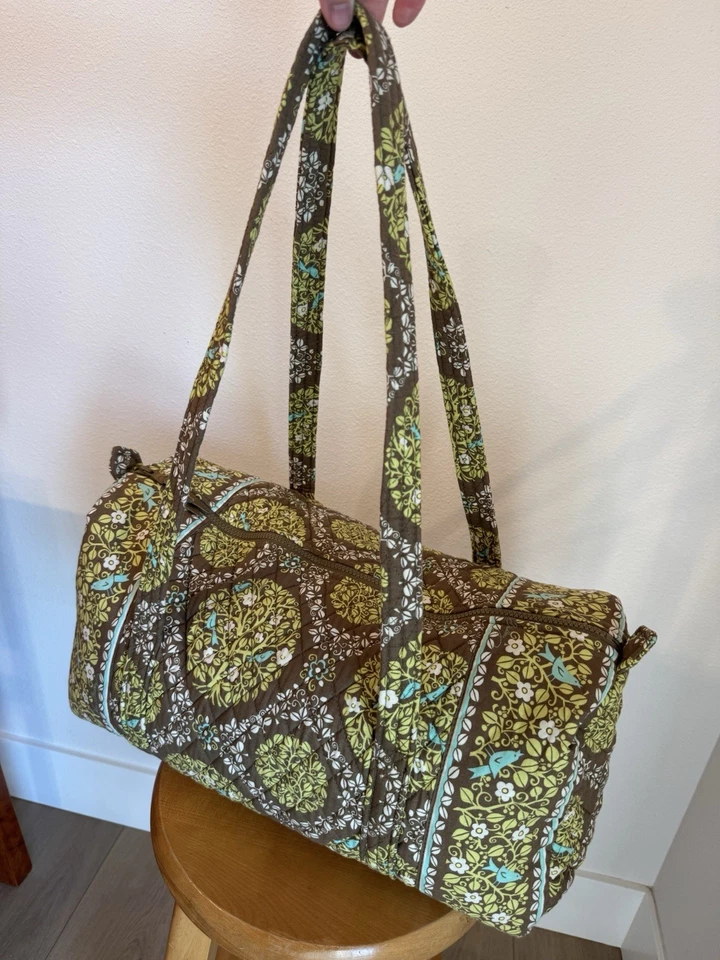 Bolsa de viaje VERA BRADLEY Sittin’ In A Tree Blue Birds RETIRADA. Raro, difícil de encontrar Foto 1 de 4