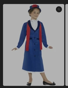 Mary Poppins Outfit (Victorian Nanny Costume) For 10 To 12 Year Old - Picture 1 of 5