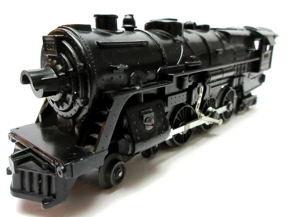 MARX 1829 BLACK PLASTIC 4-6-4 STEAM LOCOMOTIVE W/ LIGHT - O GAUGE - REAL NICE !! - Image 1 of 4