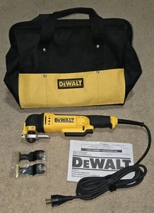 DeWALT oszillierendes Multitool DWE315 kabelgebunden mit Tragetasche, manuell, 2 NEUE Klingen - Bild 1 von 3