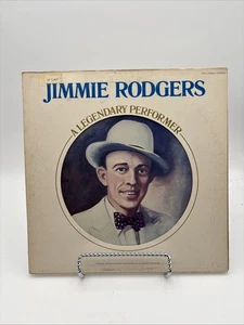 Jimmie Rodgers-A Legendary Performer-Folk RCA Records Lp USA Vinyl 1978 NM/VG+ - Picture 1 of 19