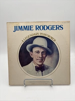 Jimmie Rodgers-A Legendary Performer-Folk RCA Records Lp USA Vinyl 1978 NM/VG+ - Image 1 of 4