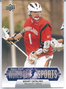 2011 UD World Of Sports GRANT CATALINO Maryland Terrapins Rochester Rattlers MLL - Bild 1 von 1