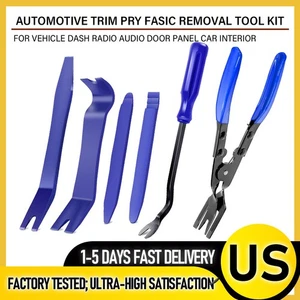 Fastener Puller Remover Trim Removal Tool Kit Car Door Panel Rivet Pliers Tools - Picture 1 of 12