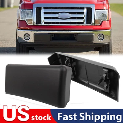 Front Bumper Guards Inserts Pads Caps Pair LH+RH For Ford F150 F-150 2009-2014 - Image 1 of 4