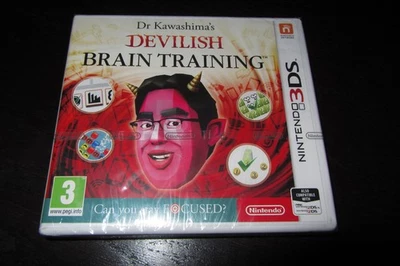 Dr. KAWASHIMAS DEVILISH BRAIN TRAINING NINTENDO  3DS NEW SEALED FREE SHIPPING - Image 1 of 4