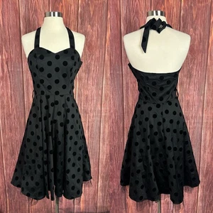 Vestido de mujer Hearts & Roses de tul negro a lunares Wednesday Adams disfraz talla 4 - Imagen 1 de 8