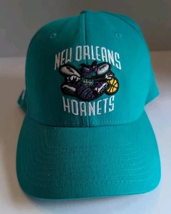 New Orleans Hornets Reebok NBA One FLEX FIT RETRO Logo Casual Mens Hat Teal NWOT - Picture 1 of 17