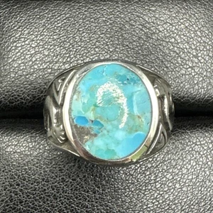 Anello Kokopelli Turchese Argento Sterling Nuovo Condizione Misura 10 - Foto 1 di 6