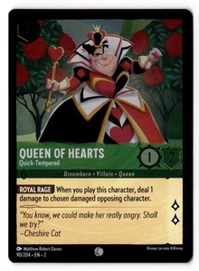 Queen of Hearts - Quick-Tempered 90/204 Rise of the Floodborn Foil NM - Picture 1 of 2
