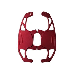 For VW Golf Pair Of Red Paddle Shifter Extensions - Picture 1 of 7