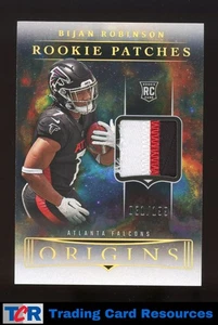 2023 Panini Origins #RP-BR Bijan Robinson Rookie Patches #/199 - Picture 1 of 2