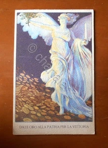 Cartolina Date oro alla Patria per la vittoria - 1915 ca. - Foto 1 di 1
