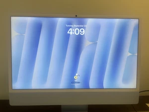 2024 Apple iMac 24" M4 4.5GHz 16GB RAM 256GB SSD Blue A3247 - Picture 1 of 10