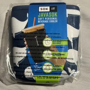 NEW Java Sok Soft Personal Beverage Cooler Size Medium For 22-28 oz Cups - Picture 1 of 3