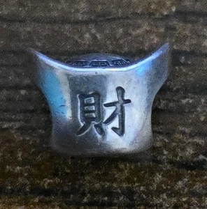 Authentic Pandora Chinese Ingot Sterling Silver Wealth & Prosperity Charm 791300 - Picture 1 of 4