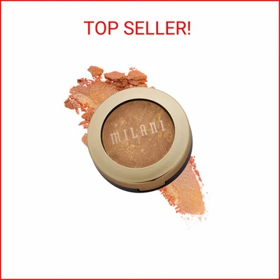 Milani Baked Bronzer - Soleil, Cruelty-Free Shimmer Bronzing Powder to Use For C - Image 1 of 2