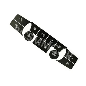 A/C Climate Control Button Repair Stickers Decals 1 Set Fit For BMW X5 2007-2013 - Foto 1 di 7