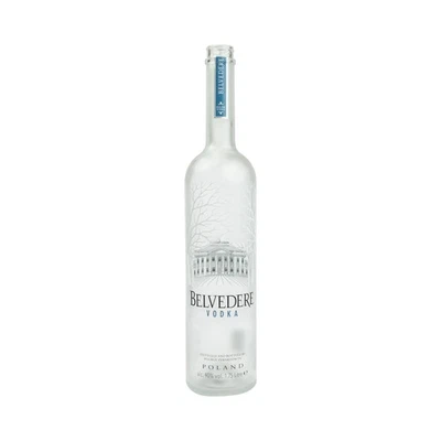 Belvedere Vodka 1,75l bottiglia vuota con lampada decorativa LED salvadanaio bottiglia vuota bar