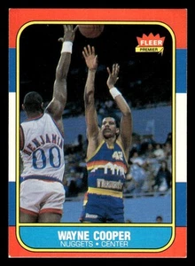 1986-87 Fleer #18 Wayne Cooper BASKETBALL Denver Nuggets - Picture 1 of 2